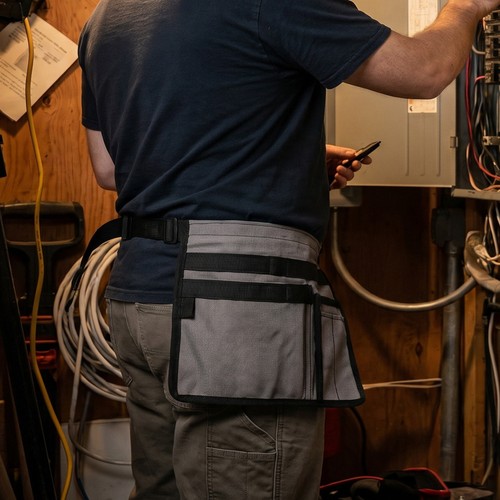 Electrician tool pouch - electrician, pouch: