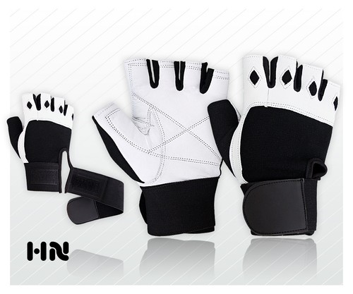 Weight lifting leather - leather, gloves