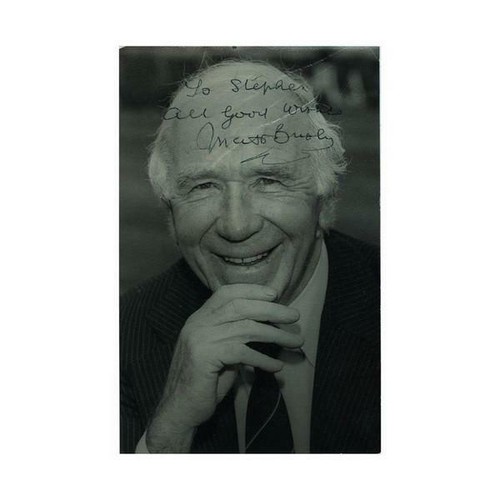 Sir matt busby autograph - matt,