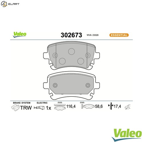 Brake pad set - pad, disc