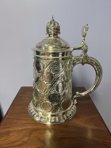 Estate coin tankard silver - coin,