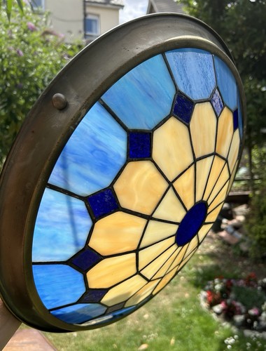 Lovely tiffany style blue - blue, &