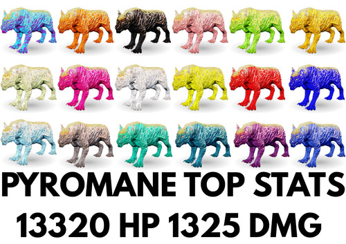 Pyromane 13320 1325 dmg - 13320, hp