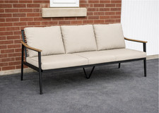 3 Seater Rattan Garden Sofa