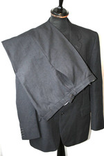 Vintage Hackett Morning 3 button 2 piece working cuffs suit XL Hi Waist 40 L 33