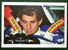 Fine Art Print / Signed By Keith Sutton / Ayrton Senna