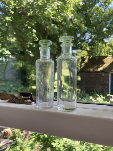 Antique glass medicine - 2,