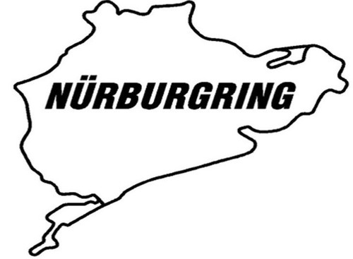 Nurburgring sticker - 2x,