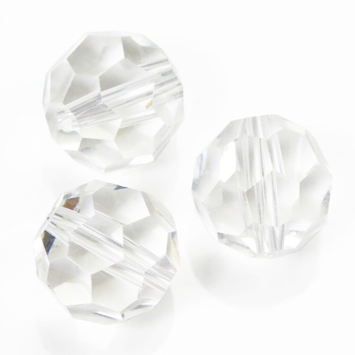 Round czech faceted - czech, crystals