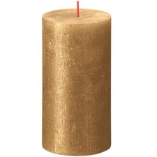 Long Burn 60hr Big Large Metallic Gold Church Altar Pillar Candle 14 x 7cm