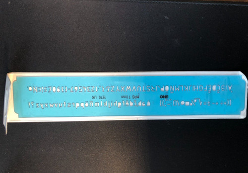 Vintage rotring stencil in - stencil,