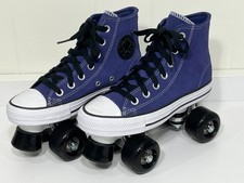 Custom Blue/Black Converse All