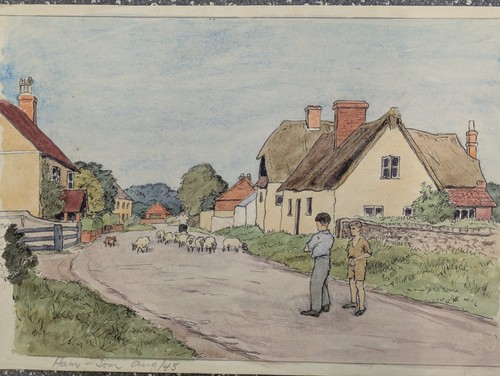 1945 original ink - original,