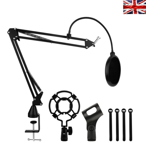Heavy duty boom arm mic - heavy-duty, stand