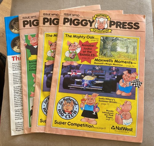 Vintage natwest piggy - vintage, press
