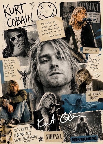 Kurt cobain nirvana signed - kurt,
