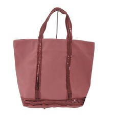 Auth vanessa bruno - Pink Beige Canvas Sequins Tote Bag