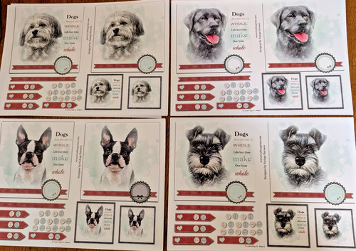 Love dog card - -,