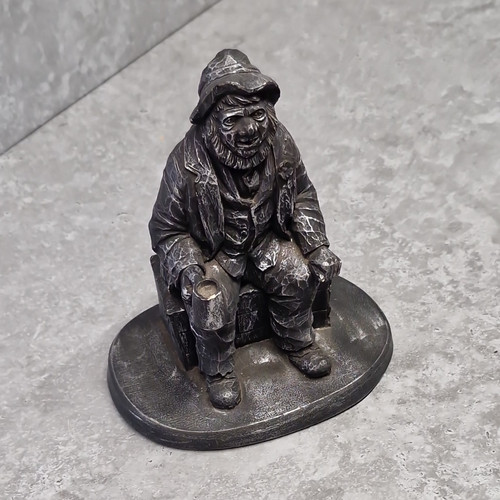 Vintage coal figurine - figurine, man
