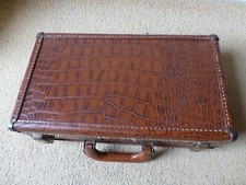 Vintage F Buisson Paris Prague B flat wooden Clarinet in lovely croc skin case