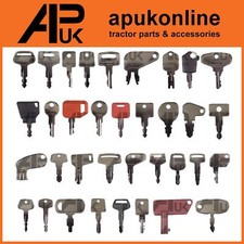 35x Key Master Set for Caterpillar Bobcat Case JCB  Deere Gehl Kubota Skid Steer