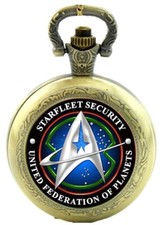 Gift Boxed Star Trek Themed Quartz Pocket/Necklace Watch