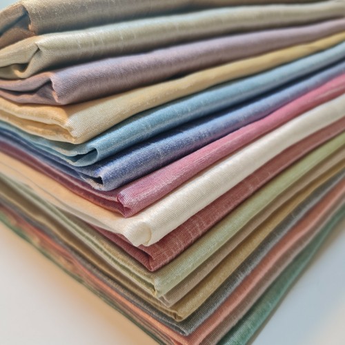 Raw silk faux dupion - raw,