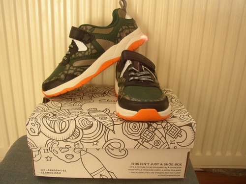 New clarks boys khaki - clarks,