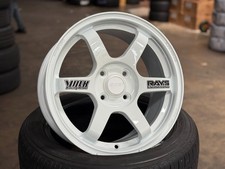 New 15x7 D1 TE37 OG Design (4 Wheel) 4x100 fit HONDA TOYOTA MAZDA White