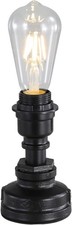 Industrial Table Desk Lamp Steampunk Industrial Water Pipe Edison Vintage Retro