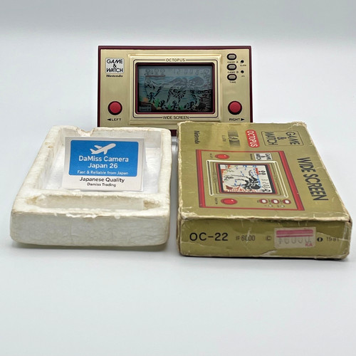 Nintendo game watch - game, octopus