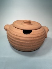 Rustic Terracotta Lidded Pot