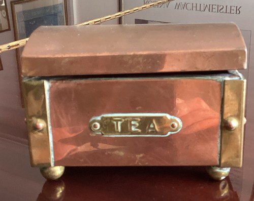 Antique copper brass tea - copper, &