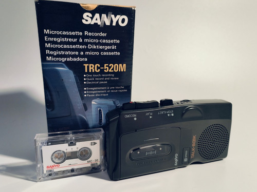 Sanyo trc 520m microcassette - trc-520m,