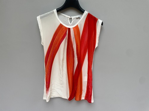 Max mara white - max, orange/red