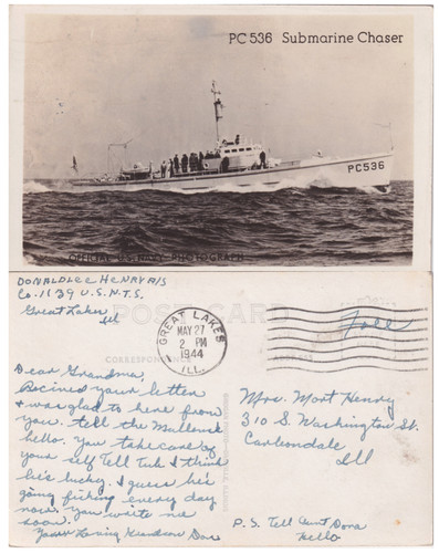 Ww2 navy 536 submarine - u.s,