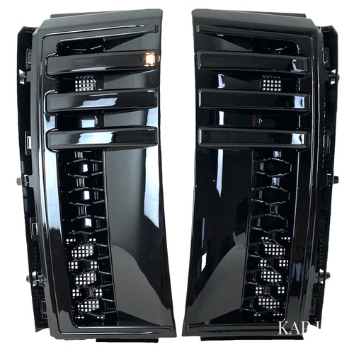 Black side vents - side, vogue