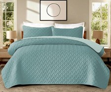 3 Piece Emboss Bedspread