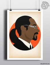 SNOOP DOGG - Minimalist Hip Hop Heads Poster Minimal Posteritty Art Doggfather