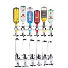 6 Bottle Stand Wall Mounted