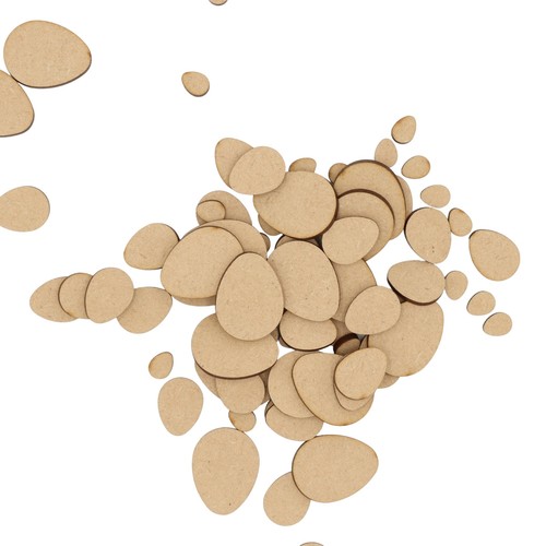 Wooden egg mdf craft - egg, shape