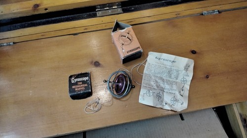 Vintage progress gyroscope - vintage,