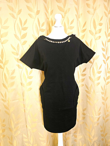 Black bodycon knee - black,
