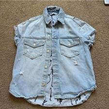 XS Distressed denim Zara