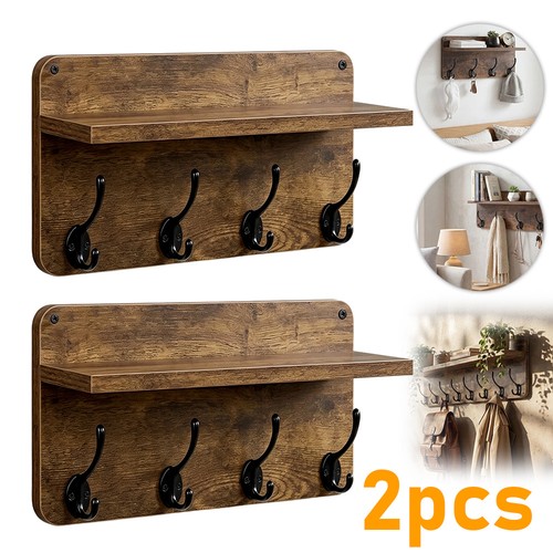 Wall hanging coat rack with - coat,