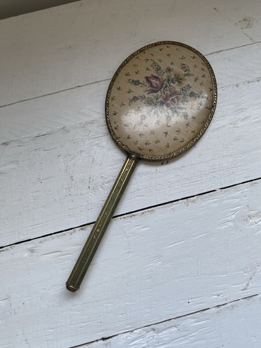 Vintage brass hand held - hand,