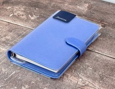 Blue Saffiano Filofax Compact