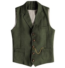 Mens Tweed Waistcoat