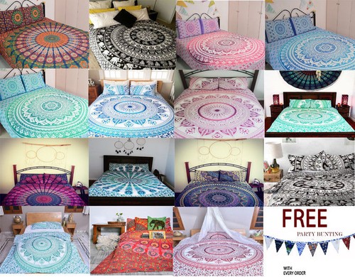 Mandala duvet quilt cover with - duvet,