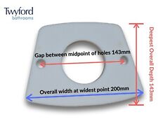 Twyford Close Coupled Foam Replacement Triangular Donut Washer Seal Gasket